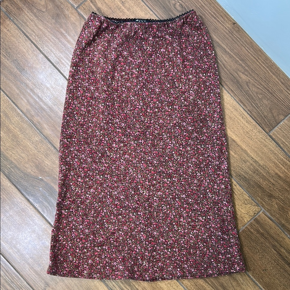 Vintage Floral Midi SkirtPicasso Style BrandSize Medium